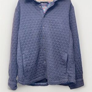 Robert Graham Quilted Navy Jacket